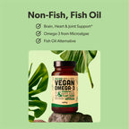 Sapling Vegan Algae Omega-3 | Heart-Brain Support

