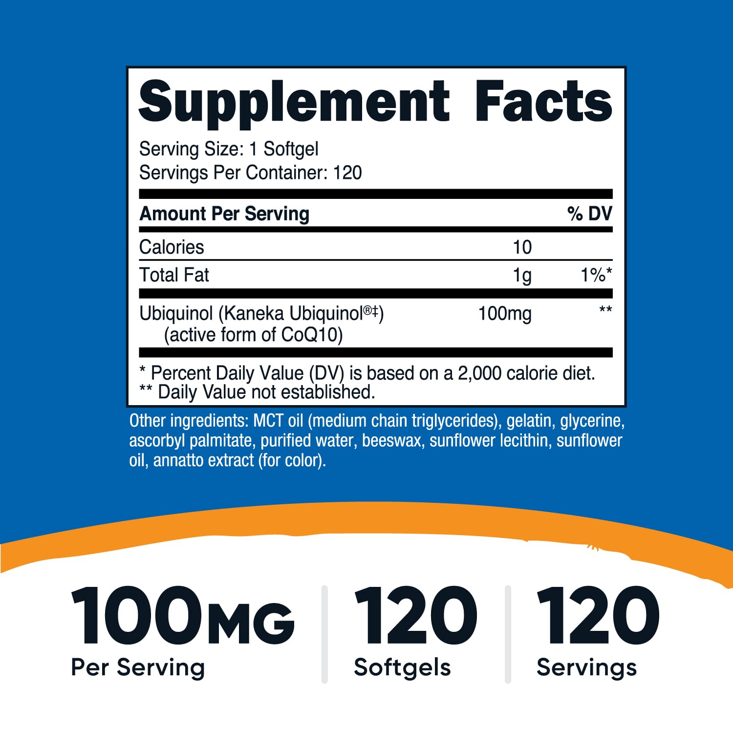 Nutricost Ubiquinol Softgels CoQ10 100 mg

