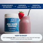 MRM Nutrition Egg White Protein Powder - Dairy Free & Gluten Free

