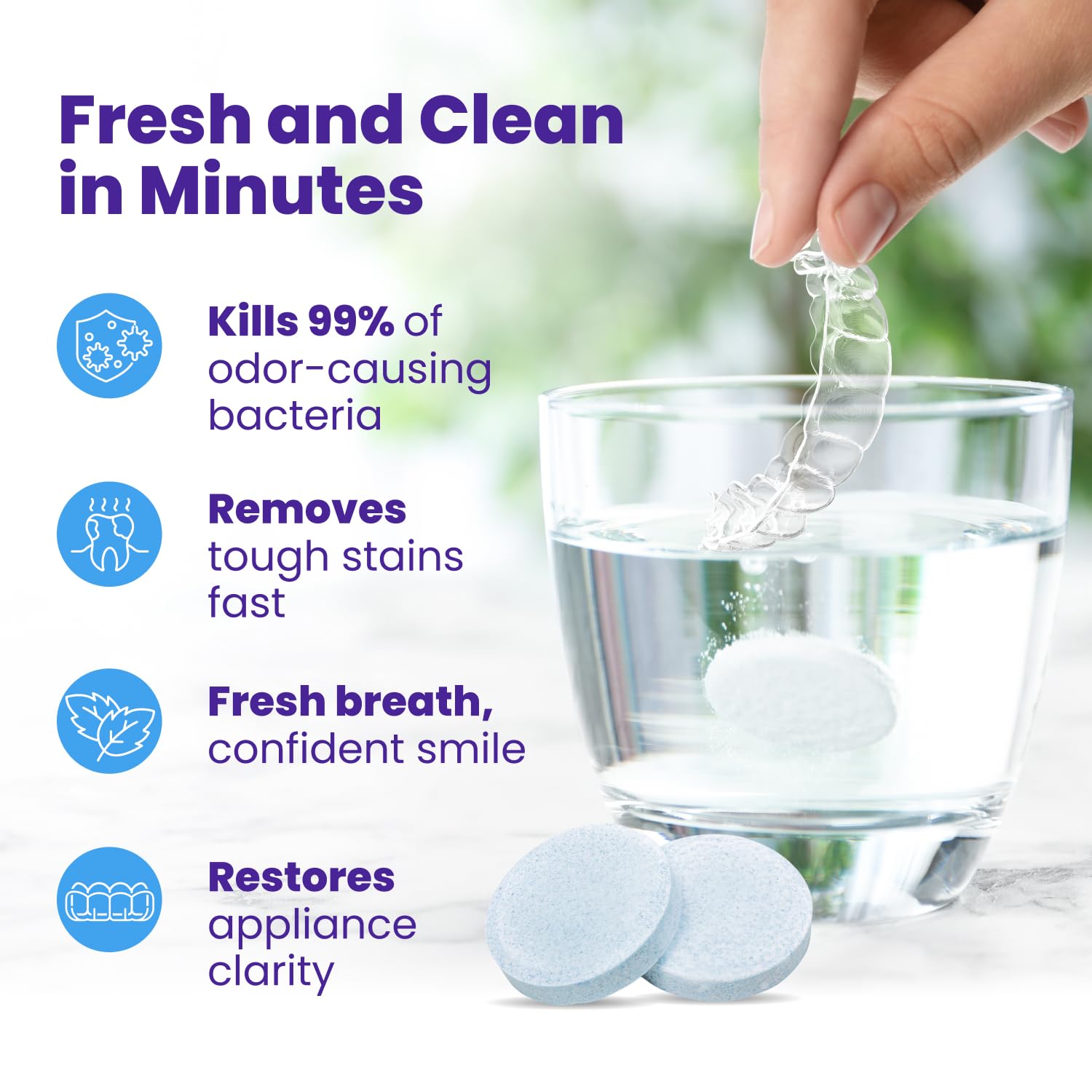 Retainer Brite Cleaning Tablets for Aligners

