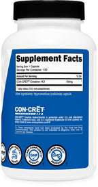 Nutricost Creatine HCl 120 Capsules | CON-CRET

