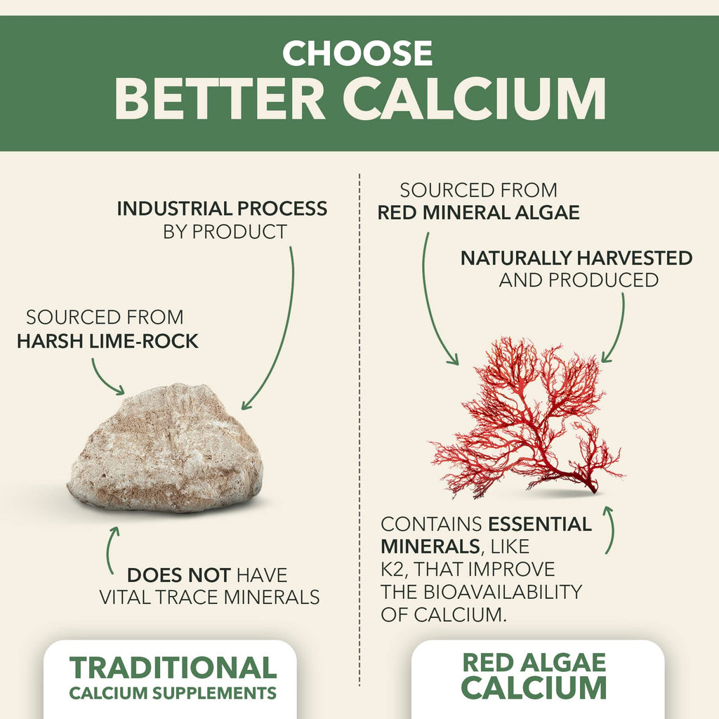 PlantFusion Vegan Calcium Magnesium with D3 K2 Aquamin

