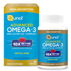 Qunol Omega-3 Krill & Fish Oil Complex | Bioavailable

