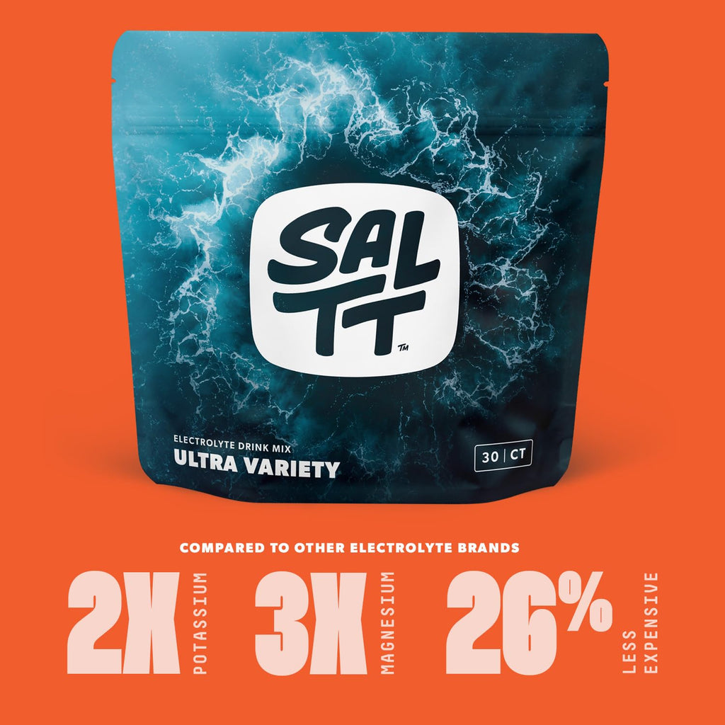 SALTT Electrolyte Hydration Powder - Zero Sugar, Vegan

