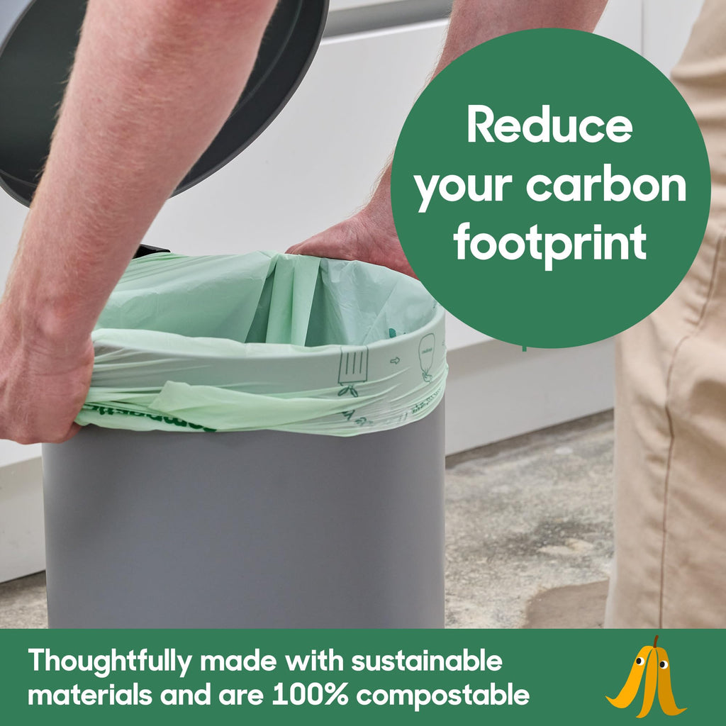 Compostic Compostable Trash Bags Extra Strong Plant-Based

