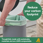 Compostic Compostable Trash Bags Extra Strong Plant-Based

