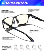 ANYLUV Light-Blocking Computer Glasses for Screens


