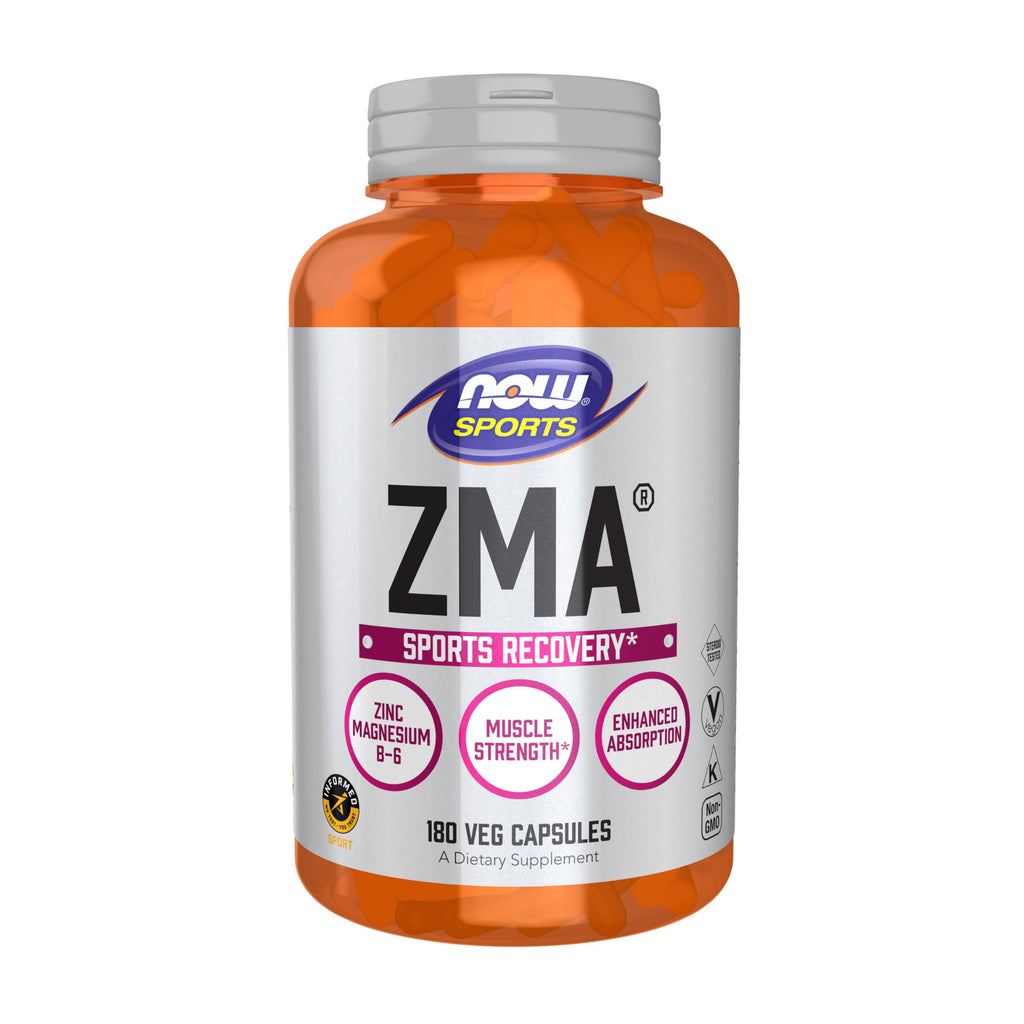 NOW Sports ZMA Zinc Magnesium Vitamin B-6 Absorption

