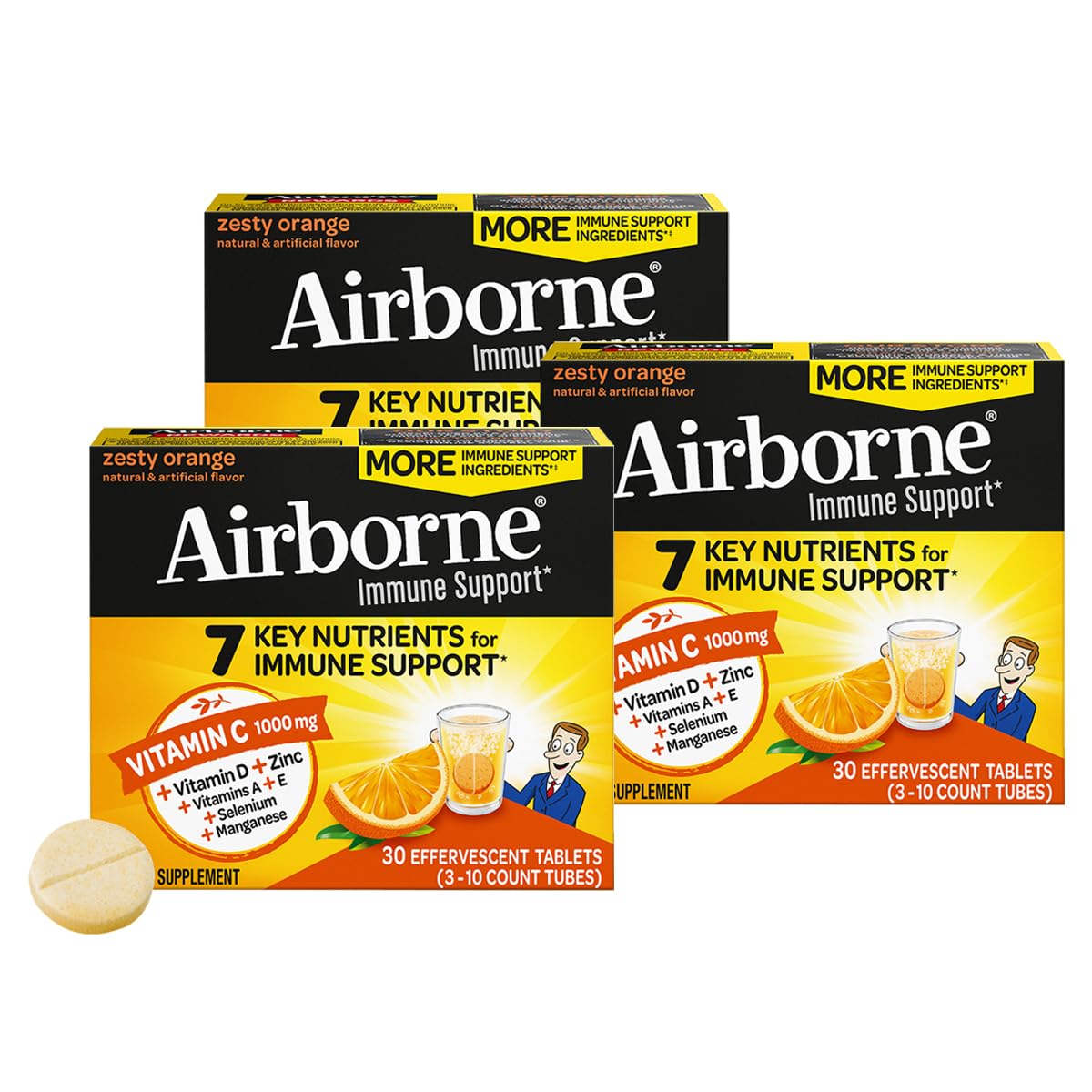Airborne Vitamin C Gummies for Adults – Immune Support