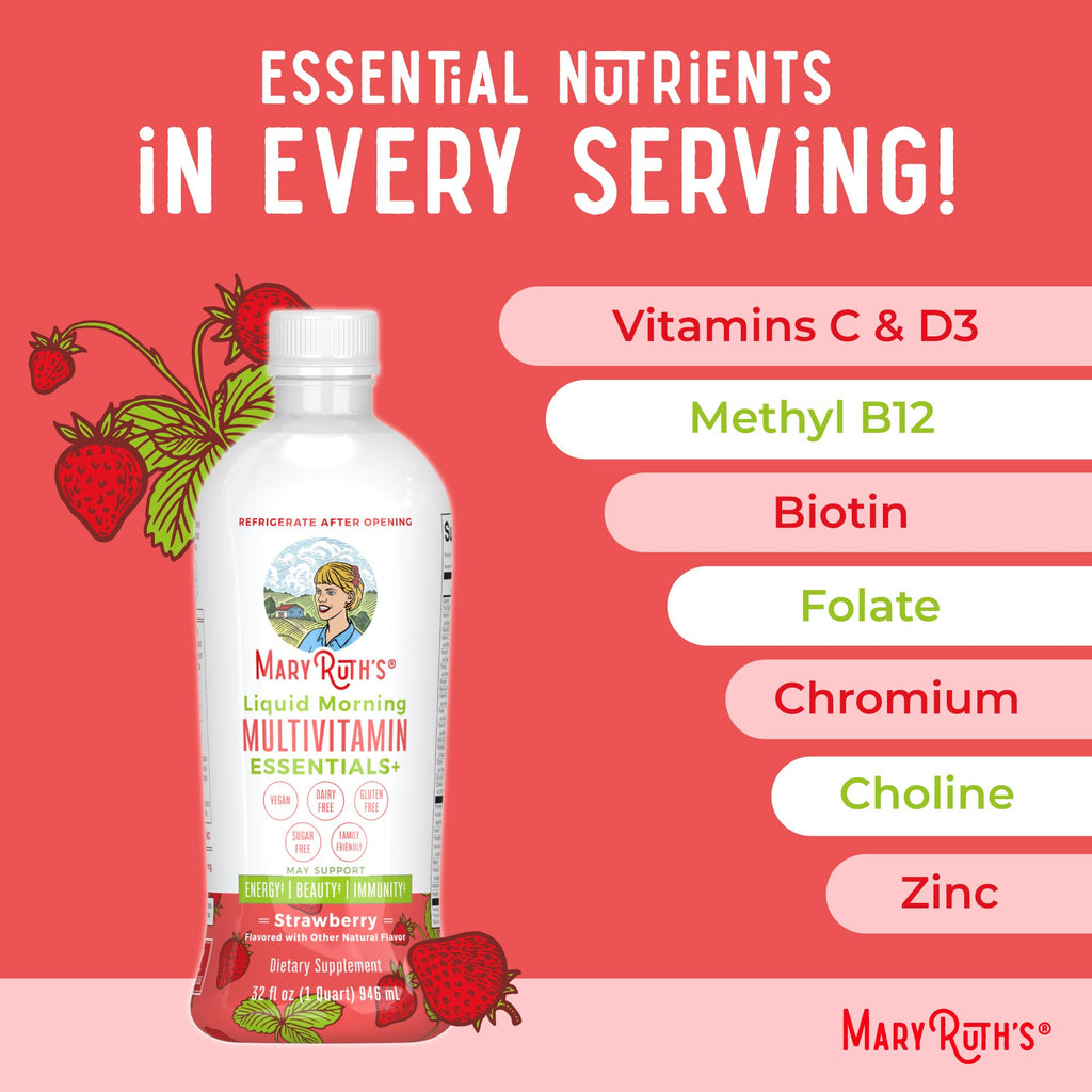 MaryRuth's Liquid Morning Multivitamin Essentials+ | Immunity

