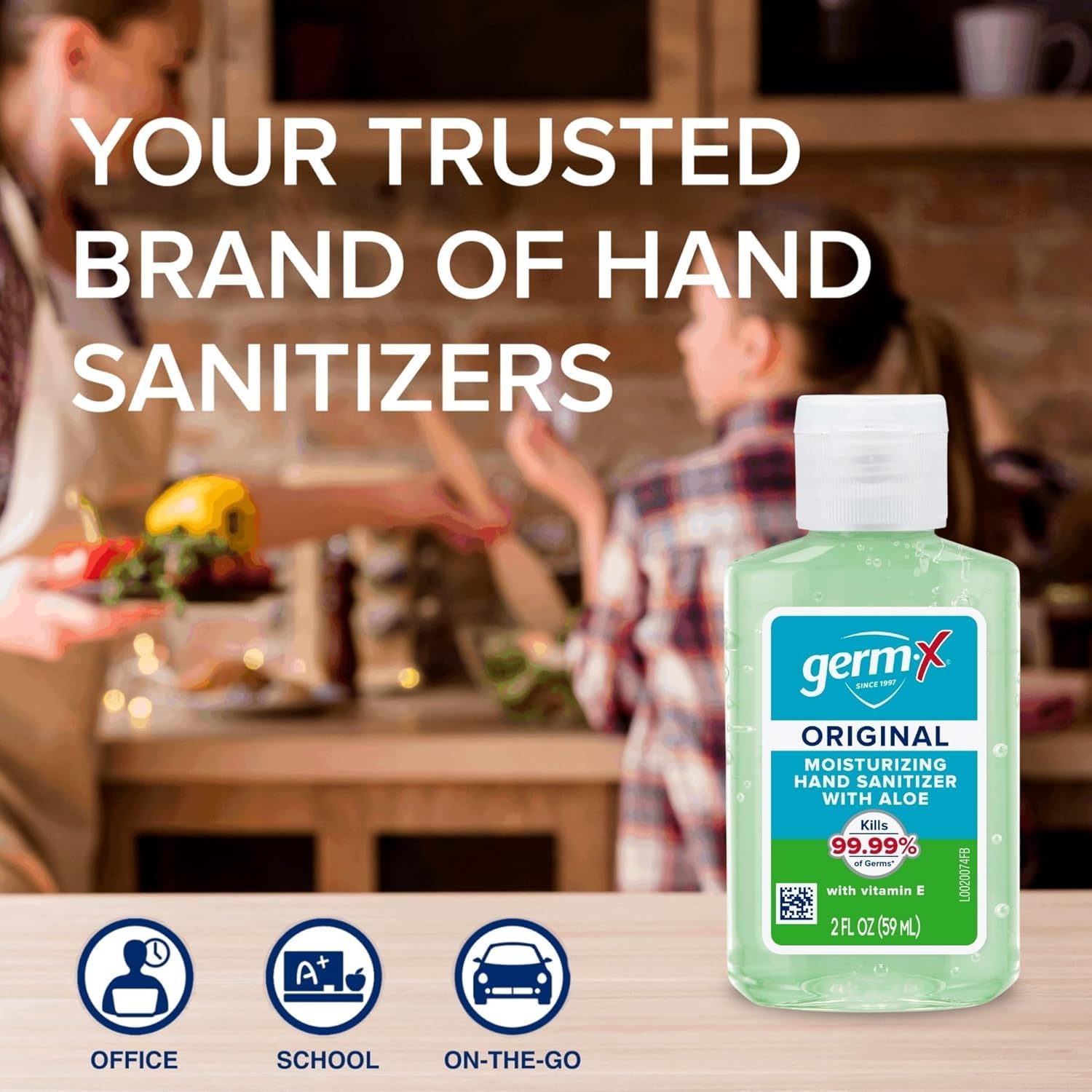 Germ-X Hand Sanitizer Gel with Aloe and Vitamin E

