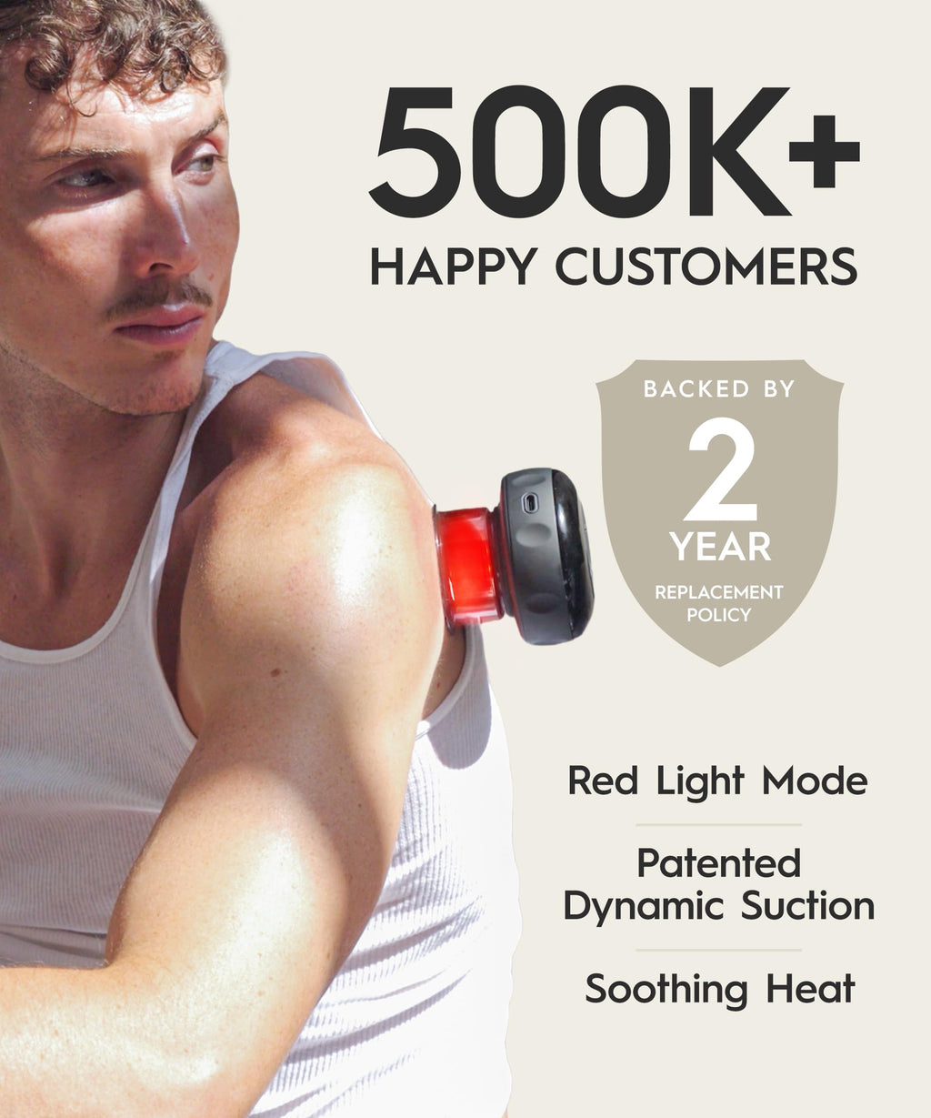 REVO Smart Cupping Massager with Heat & Red Light | Therapy

