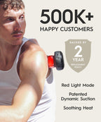 REVO Smart Cupping Massager with Heat & Red Light | Therapy

