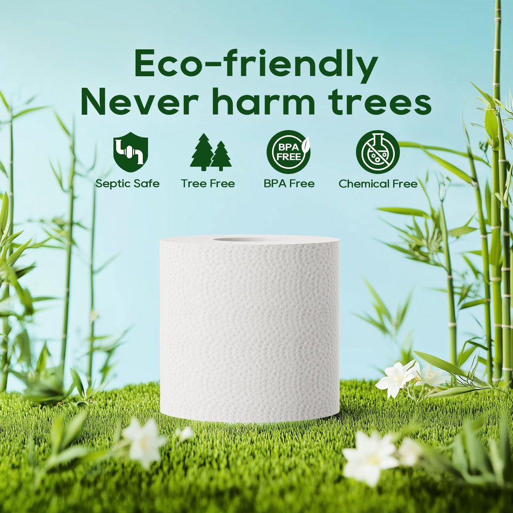 ECOLipak Bamboo Toilet Paper Gentle Plant-Based Color-Free

