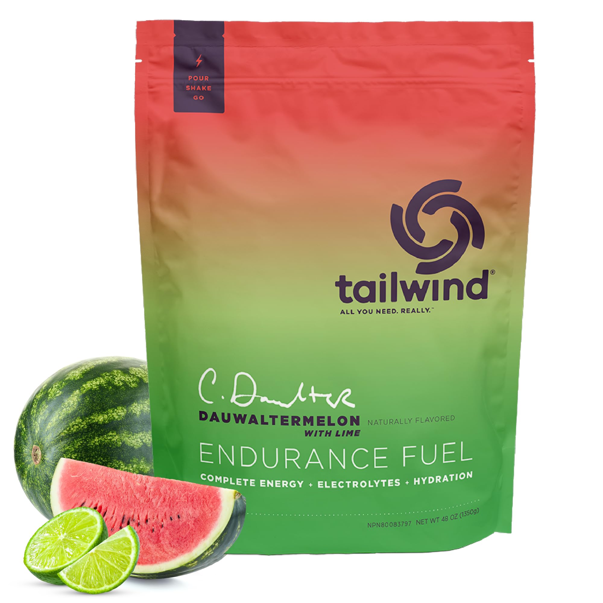 Tailwind Nutrition Endurance Fuel Carbohydrate & Electrolyte Sports Drink Mix