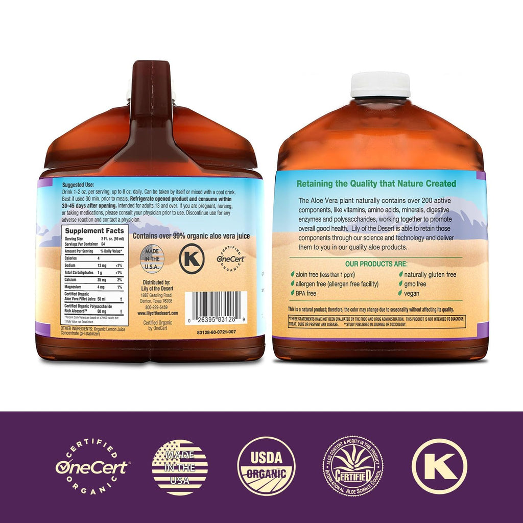 Aloe Vera Juice by Lily of the Desert Preservative-Free

