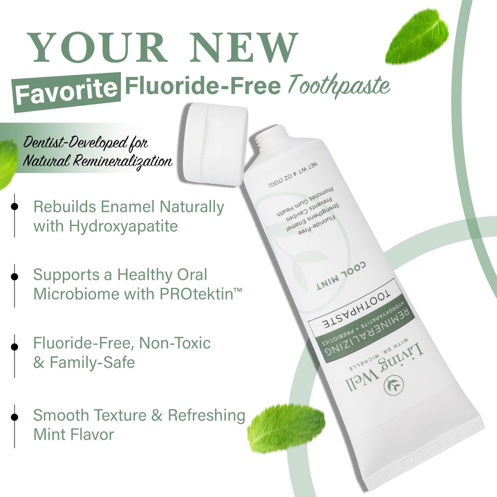 Hydroxyapatite Toothpaste - Fluoride-Free Formula PROtektin

