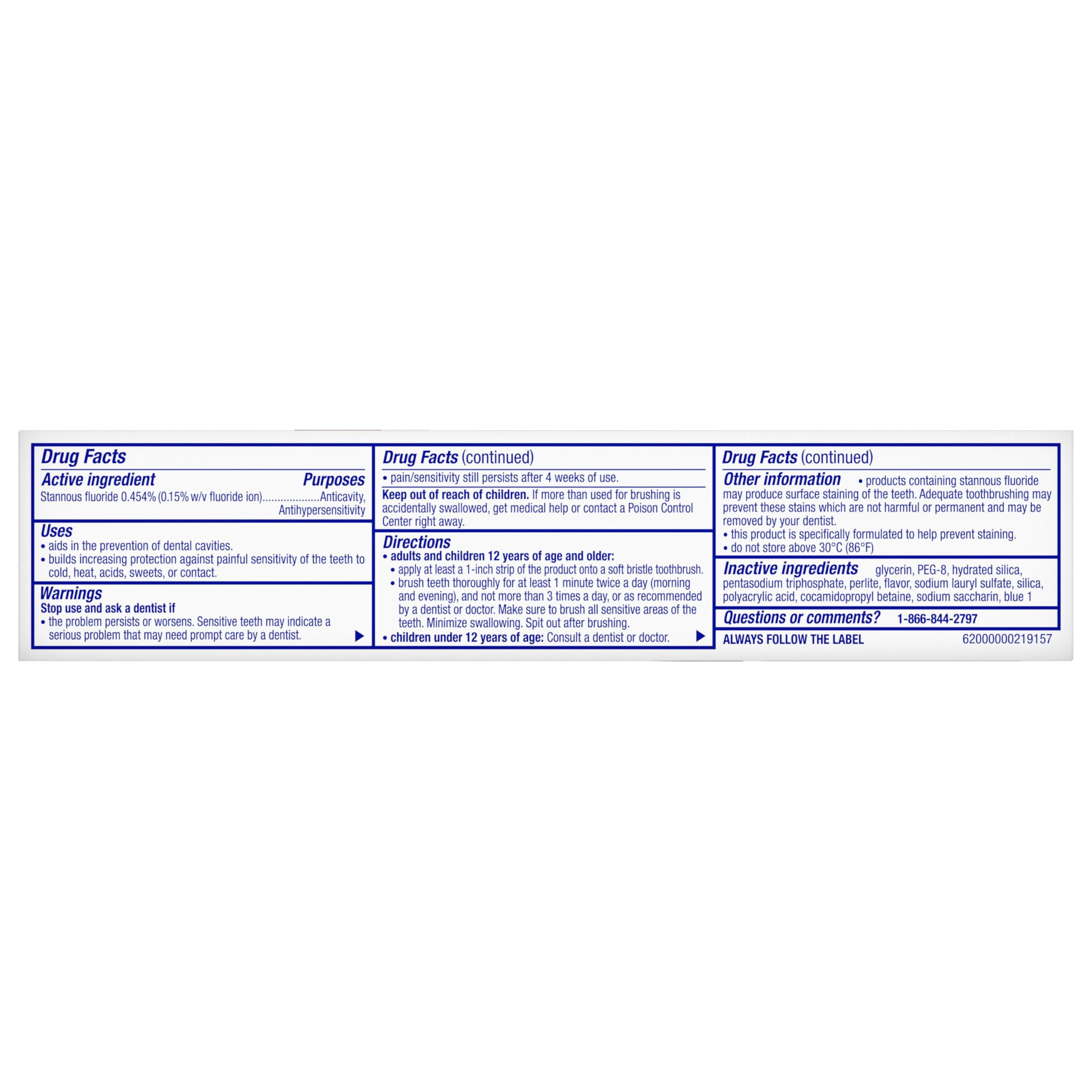 Sensodyne Clinical Repair Whiten & Shine Toothpaste

