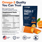 Coromega MAX Omega-3 Fish Oil + Vitamin D

