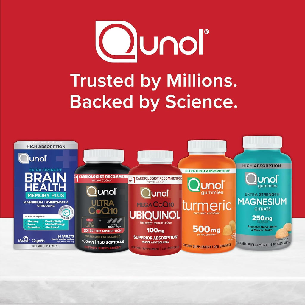 Qunol Ultra CoQ10 100mg Softgels | 3X Absorption

