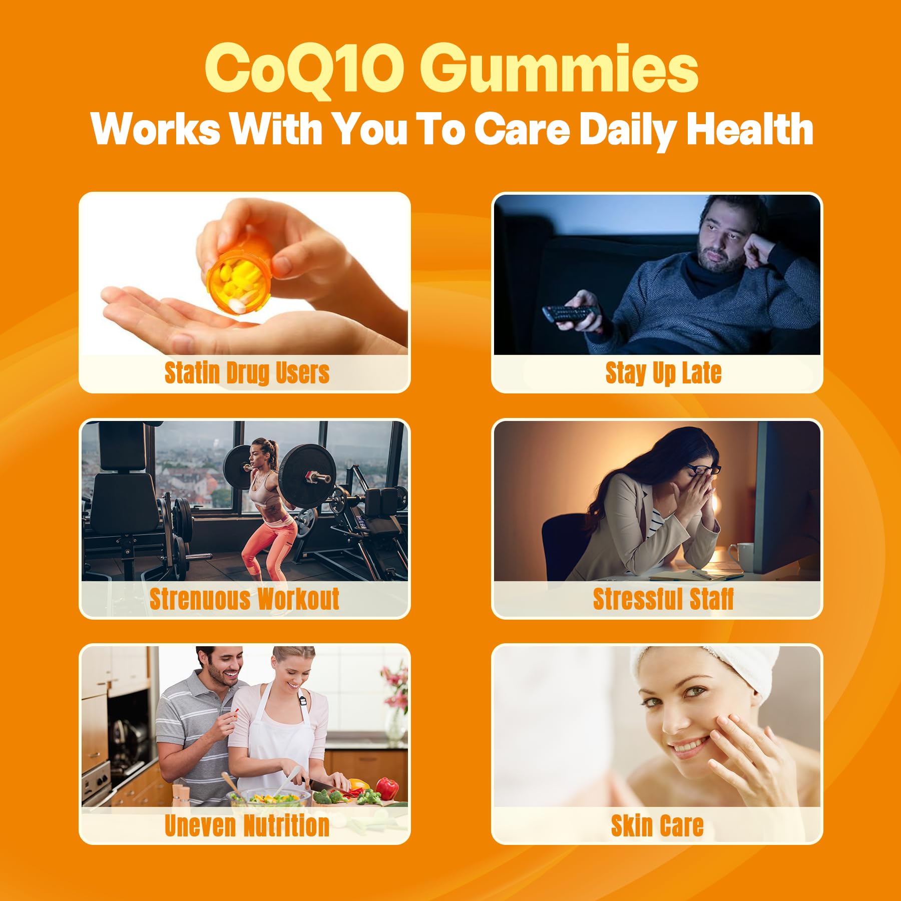NEVISS CoQ10 Gummies with Omega-3 for Heart Health | Vegan

