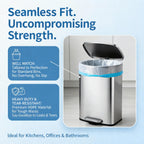 Trash Bags - Heavy-Duty Drawstring Leakproof

