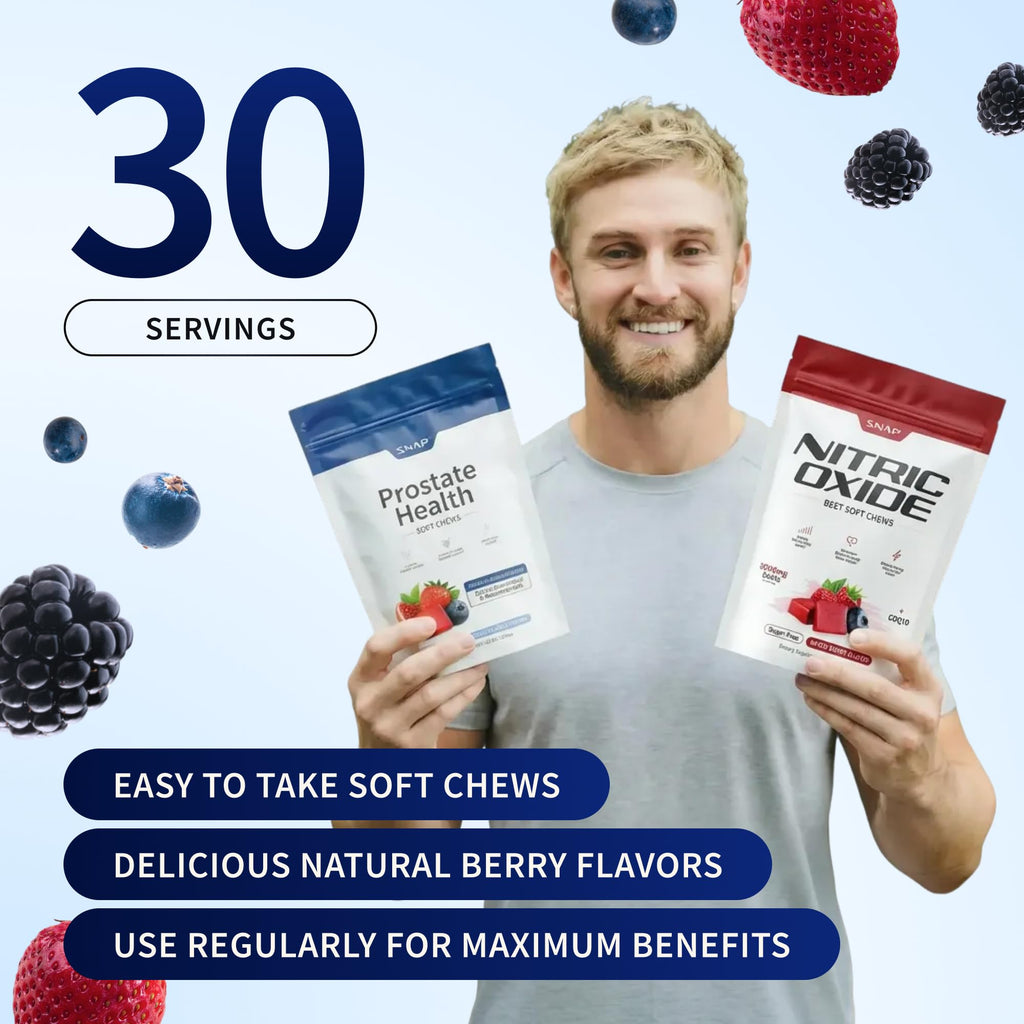 Snap Supplements Prostate Health for Men - Daily Formula

