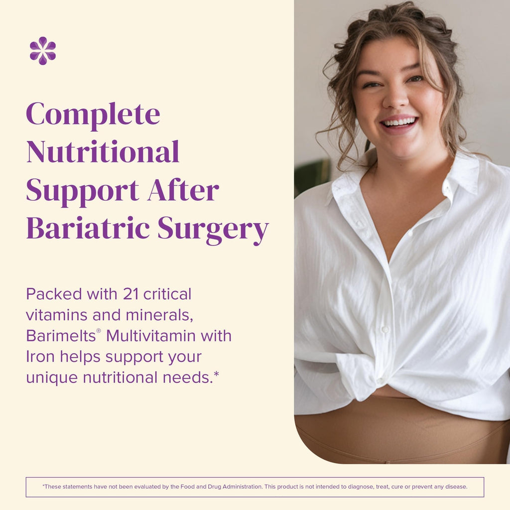 BariMelts Bariatric Multivitamin for Women with Iron


