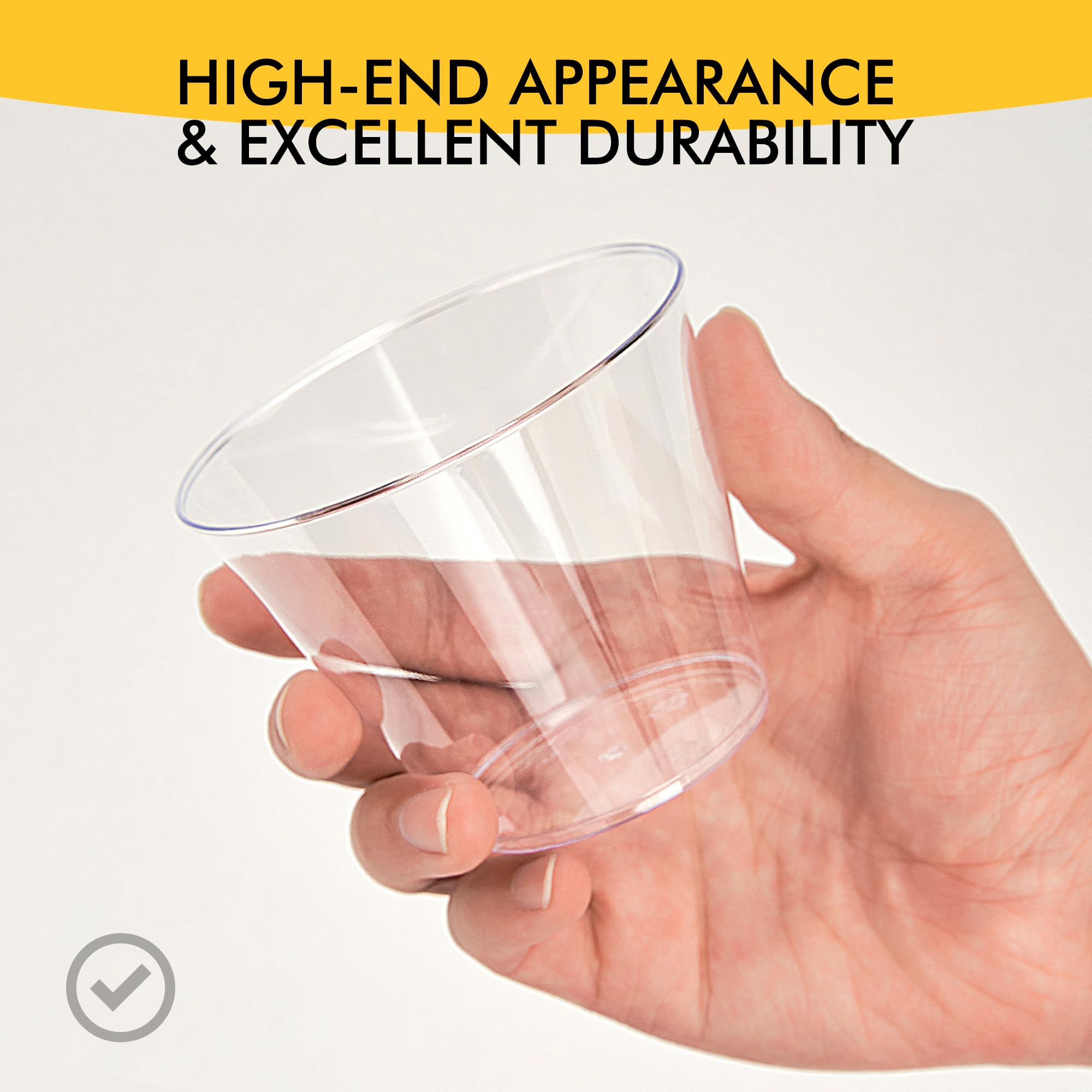 RACETOP Disposable Plastic Cups for Parties

