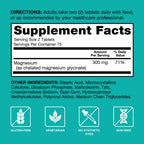 Qunol Magnesium Glycinate 300mg Chelated Supplement

