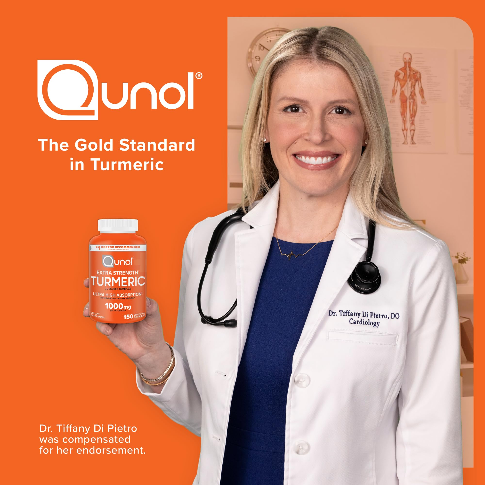 Qunol Turmeric Curcumin 1000 mg Ultra Absorption Joint Support

