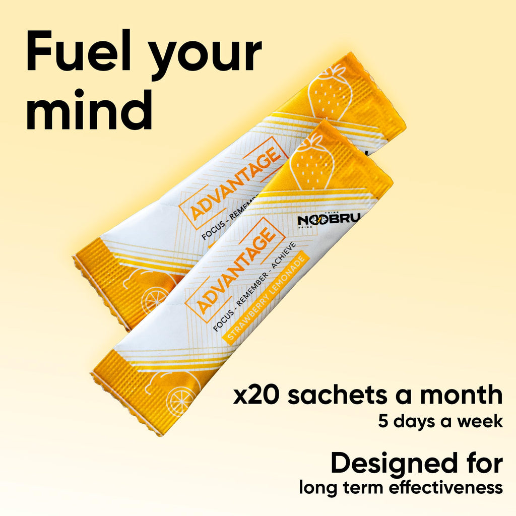 Noobru Advantage Nootropic Brain Support for Focus

