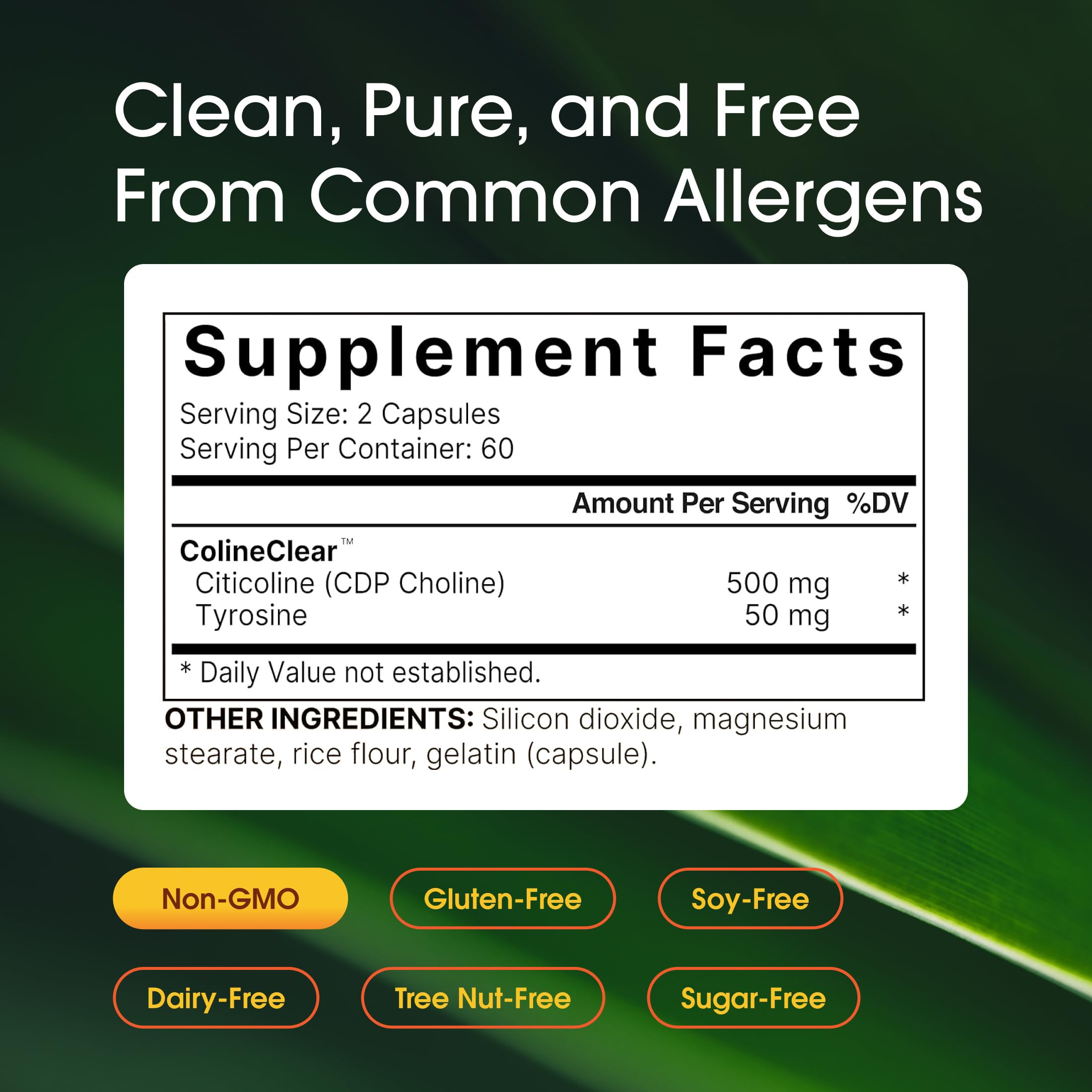 NatureBell Citicoline Brain Support Supplement

