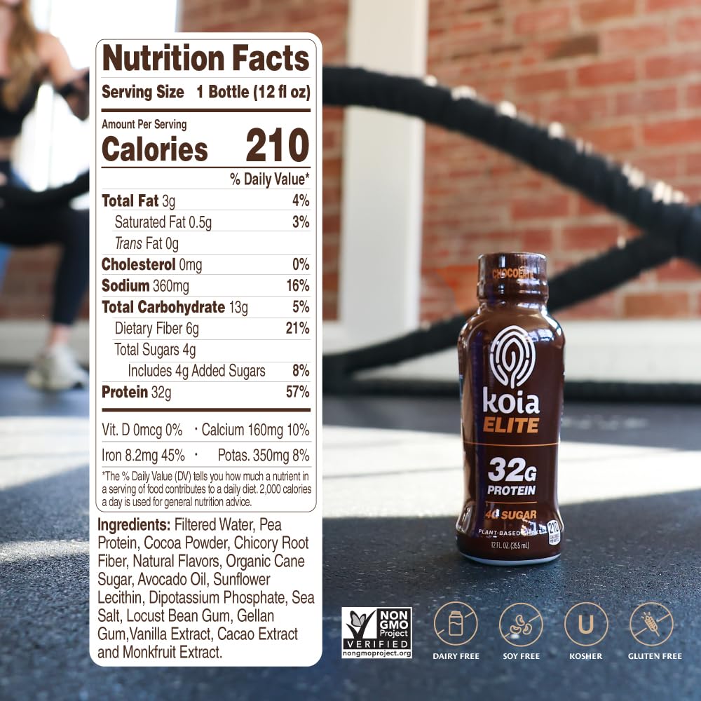 Koia Elite Plant Based Protein Shake - 32g Protein

