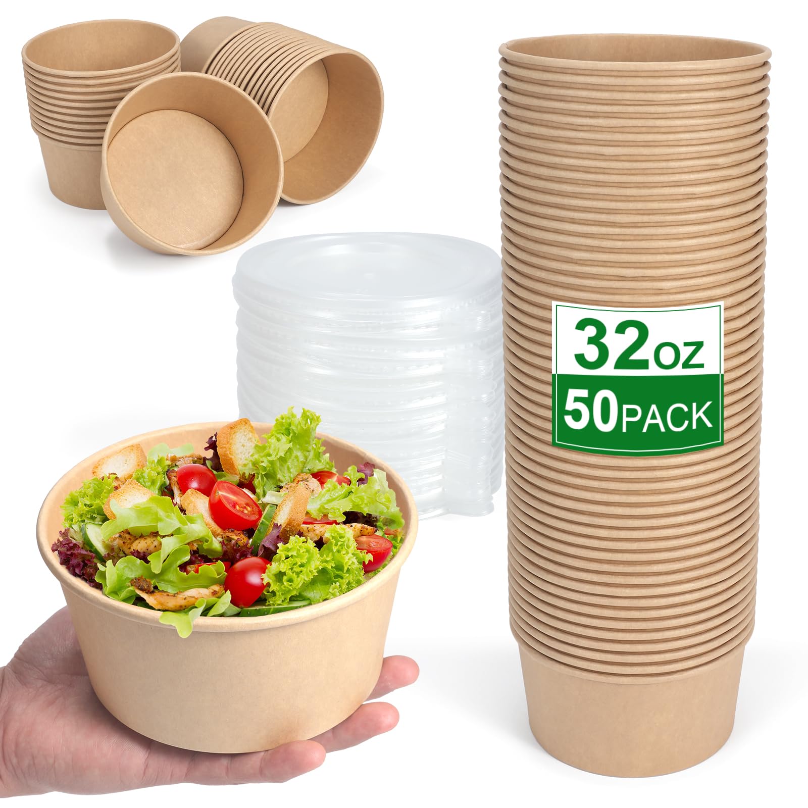 Disposable Bowls for Meals and Takeout

