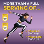 Viva Naturals Elderberry Immune Support Vitamin C D3 Zinc

