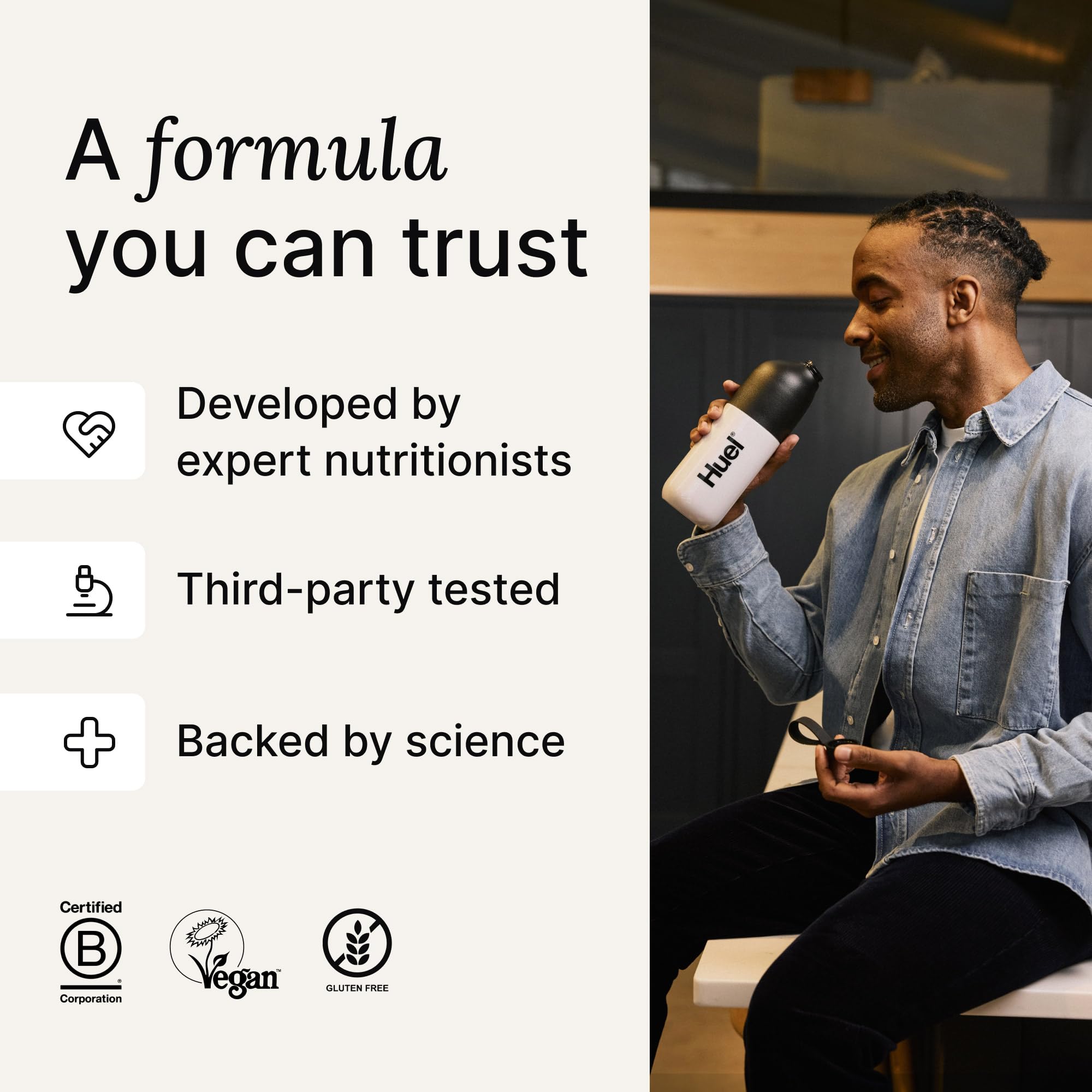 Huel Black Edition Plant-Based Protein Powder


