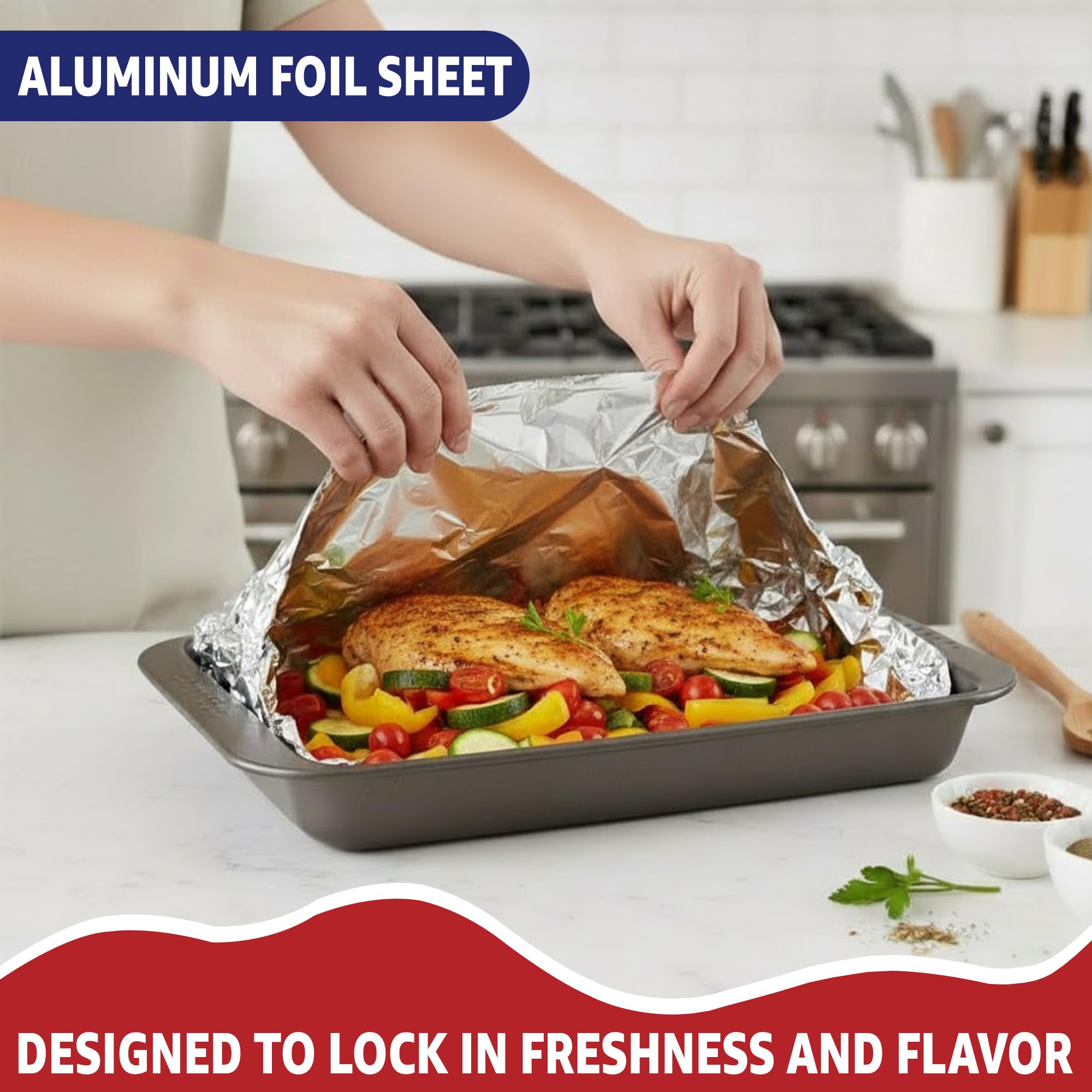 Commercial Aluminum Foil Roll – Food Safe & Durable

