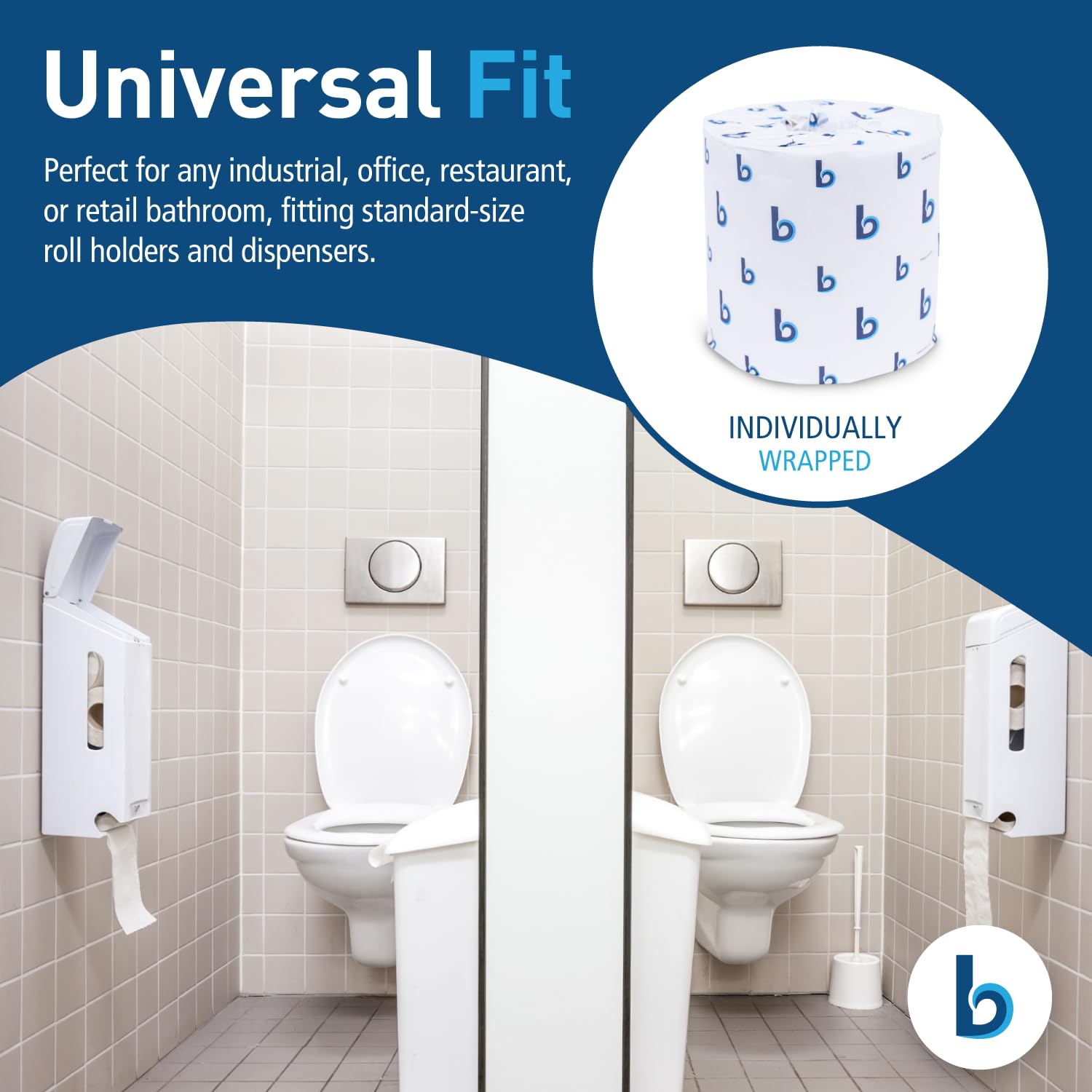 Boardwalk BWK6144 Toilet Tissue - Economical

