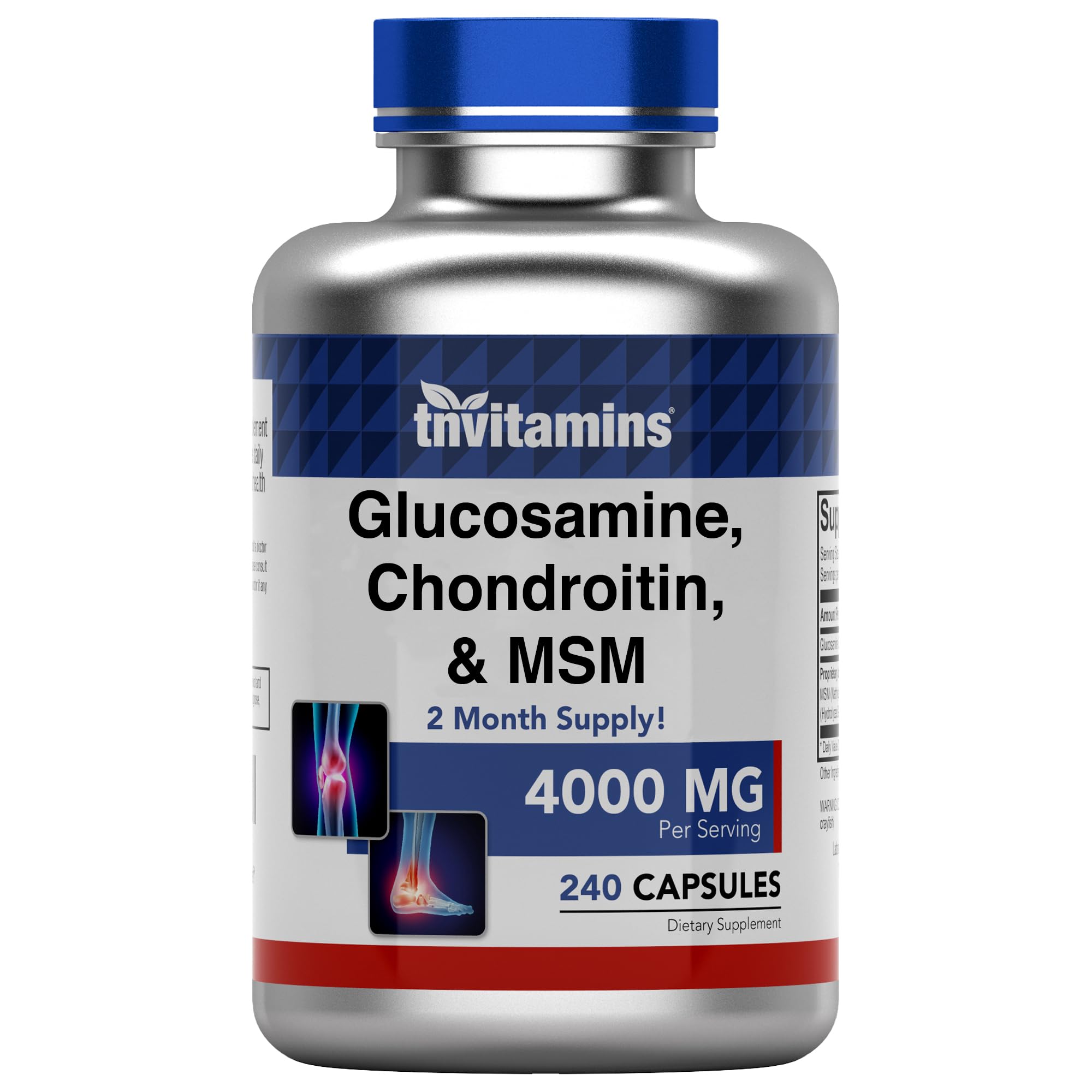 tnvitamins Glucosamine Chondroitin MSM Capsules

