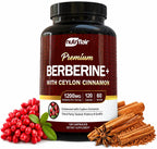 NutriFlair Berberine HCl with Cinnamon Capsules

