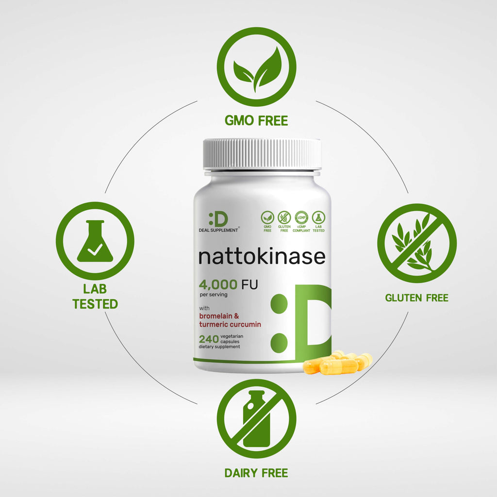 Nattokinase Supplement Capsule Complex

