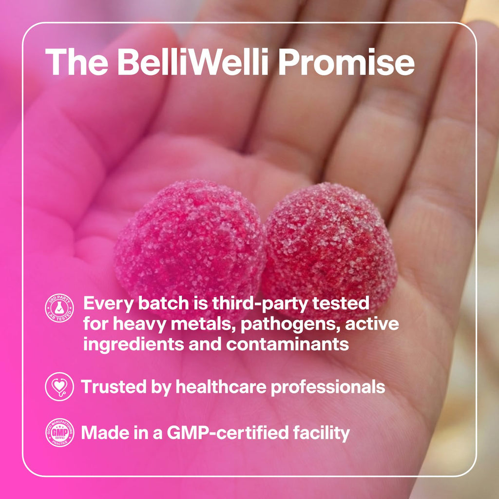 Belli Welli 4-in-1 Fiber Gummies with Probiotics

