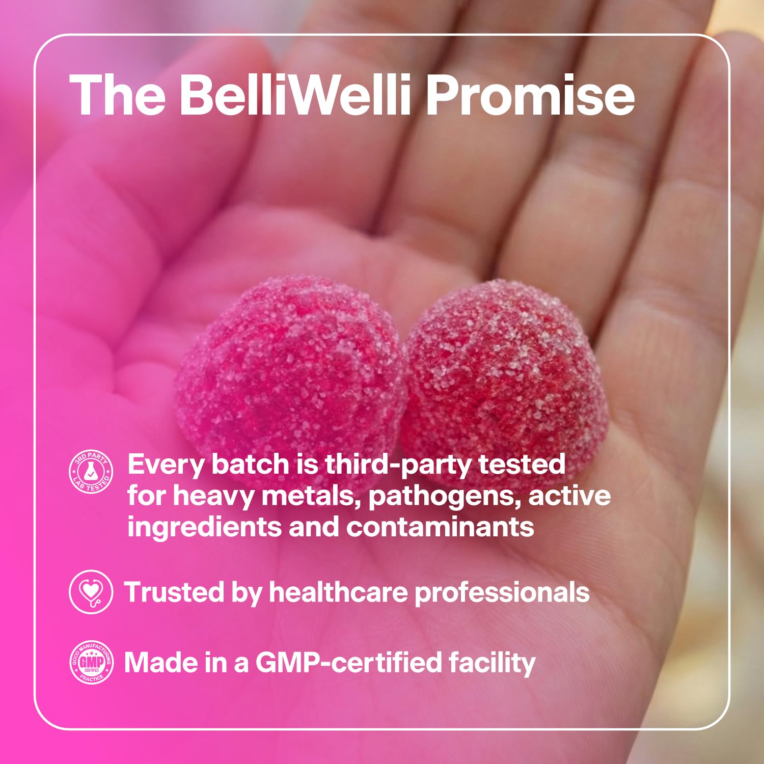 Belli Welli 4-in-1 Fiber Gummies with Probiotics

