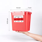 Alcedo Sharps Container – Medical Grade Biohazard Disposal

