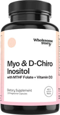 Wholesome Promise Myo-Inositol & D-Chiro Inositol Capsules with MTHF Folate & Vitamin D