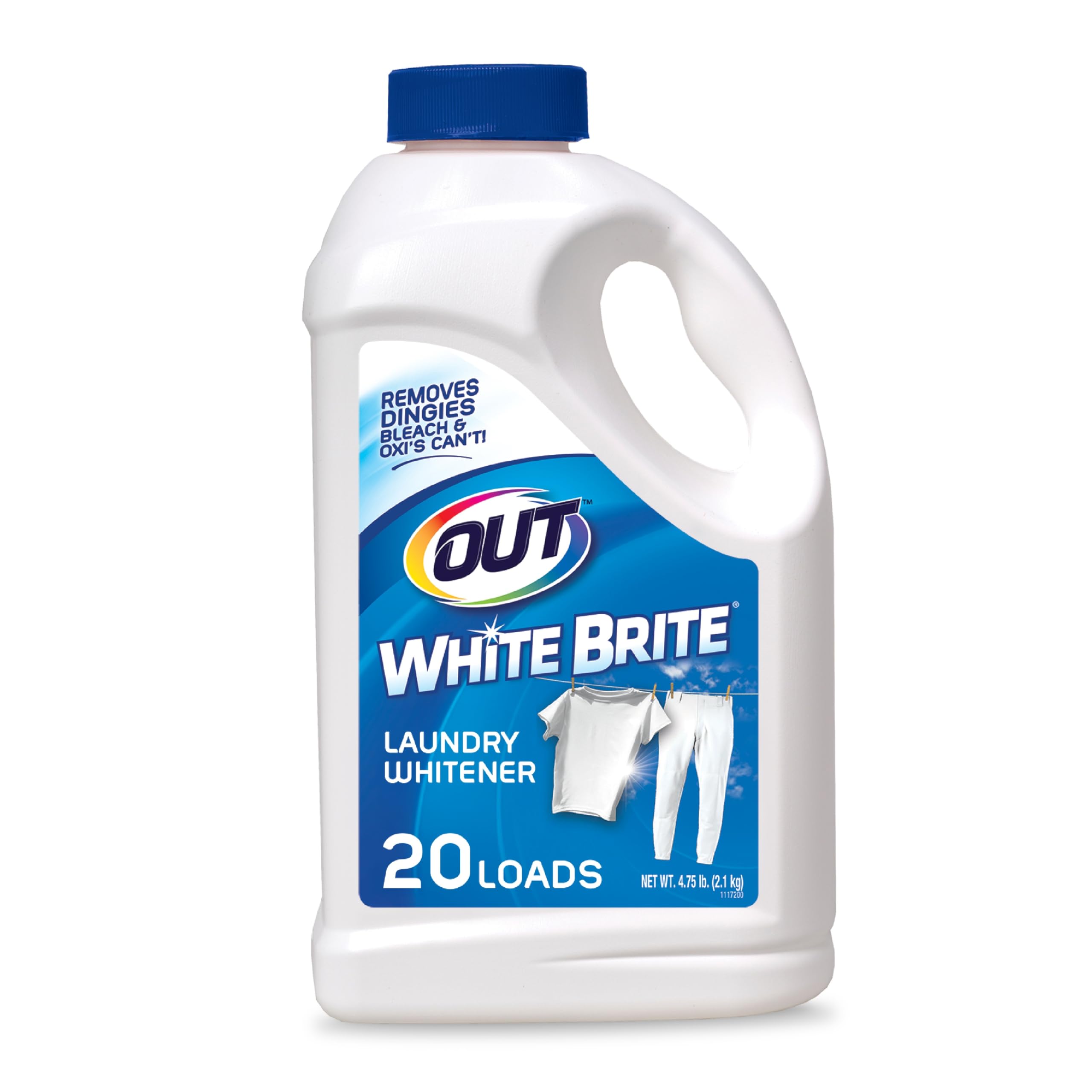 OUT White Brite Laundry Whitener - Stain Remover & Booster

