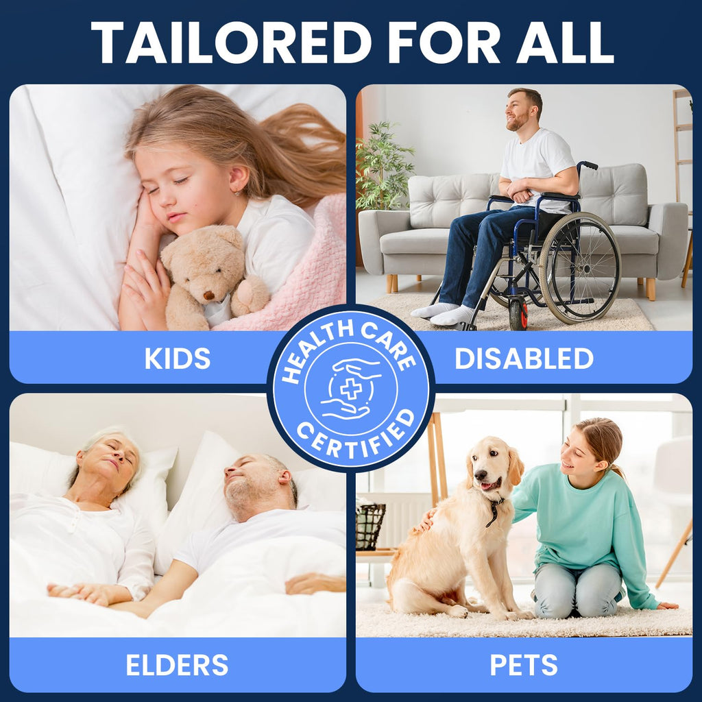 AllSett Health Disposable Incontinence Bed Pads for Adults

