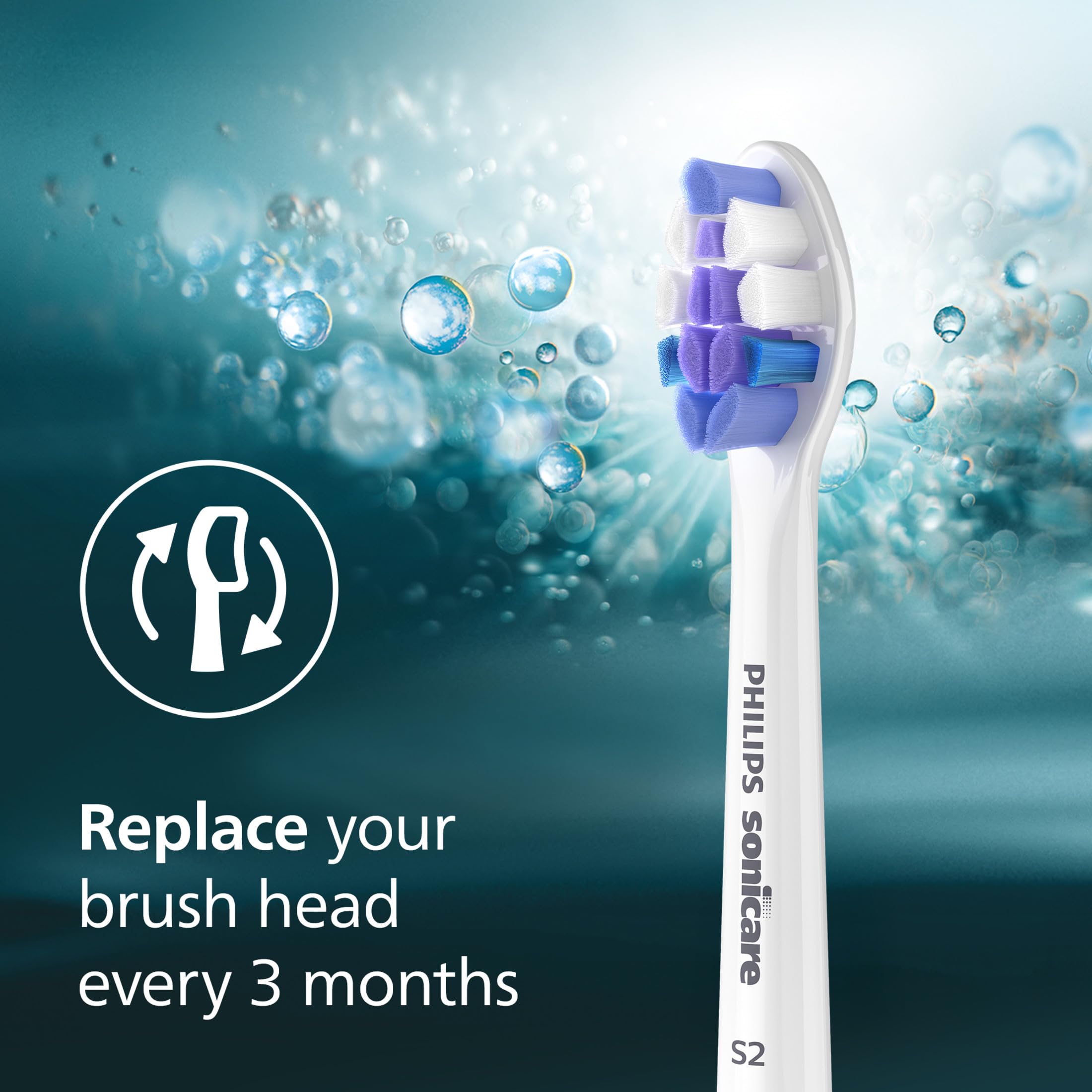 Philips Sonicare S2 Sensitive Replacement Heads - White

