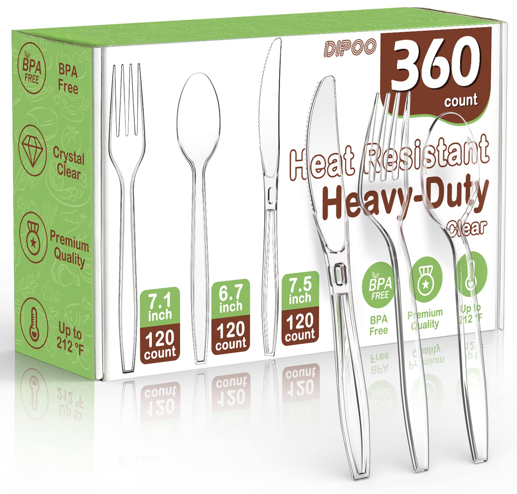 Disposable Plastic Silverware Set - Heavy Duty

